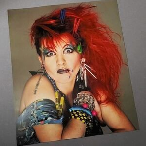 Cyndi Lauper 80's Photography Art